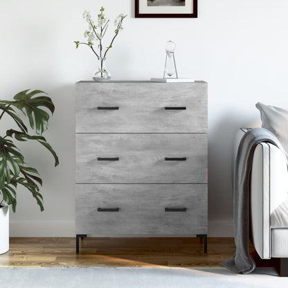 Credenza Grigio Cemento 69,5x34x90 cm in Legno Multistrato - homemem39