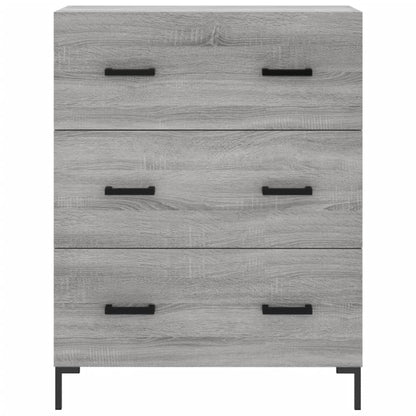 Credenza Grigio Sonoma 69,5x34x90 cm in Legno Multistrato - homemem39