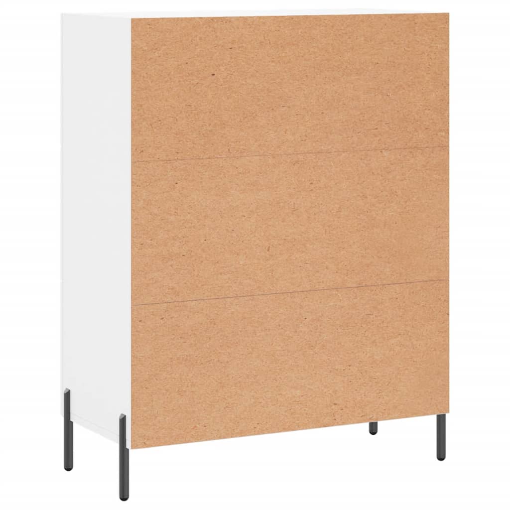 Credenza Bianca 69,5x34x90 cm in Legno Multistrato - homemem39