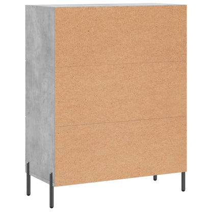 Credenza Grigio Cemento 69,5x34x90 cm in Legno Multistrato - homemem39