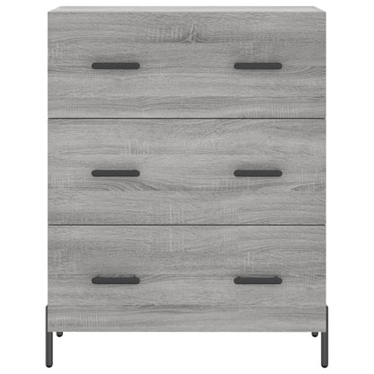 Credenza Grigio Sonoma 69,5x34x90 cm in Legno Multistrato - homemem39