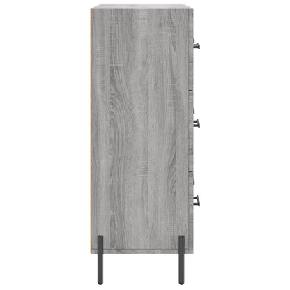 Credenza Grigio Sonoma 69,5x34x90 cm in Legno Multistrato - homemem39