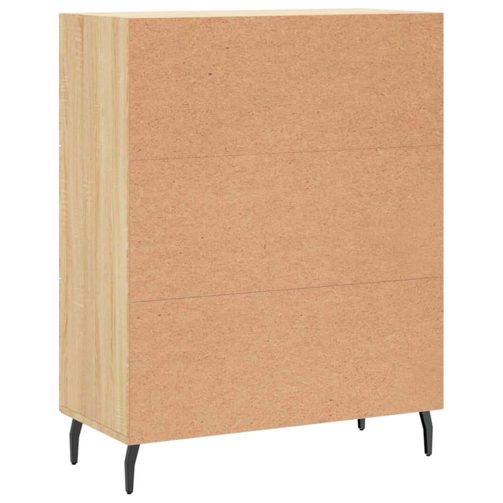 Credenza Rovere Sonoma 69,5x34x90 cm in Legno Multistrato - homemem39