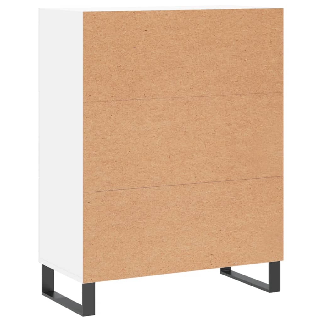 Credenza Bianca 69,5x34x90 cm in Legno Multistrato - homemem39