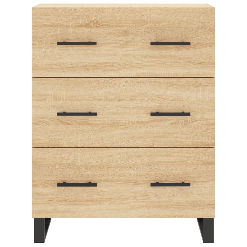 Credenza Rovere Sonoma 69,5x34x90 cm in Legno Multistrato - homemem39