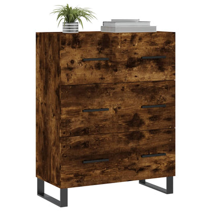 Credenza Rovere Fumo 69,5x34x90 cm in Legno Multistrato - homemem39