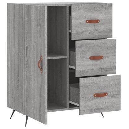 Credenza Grigio Sonoma 69,5x34x90 cm in Legno Multistrato - homemem39