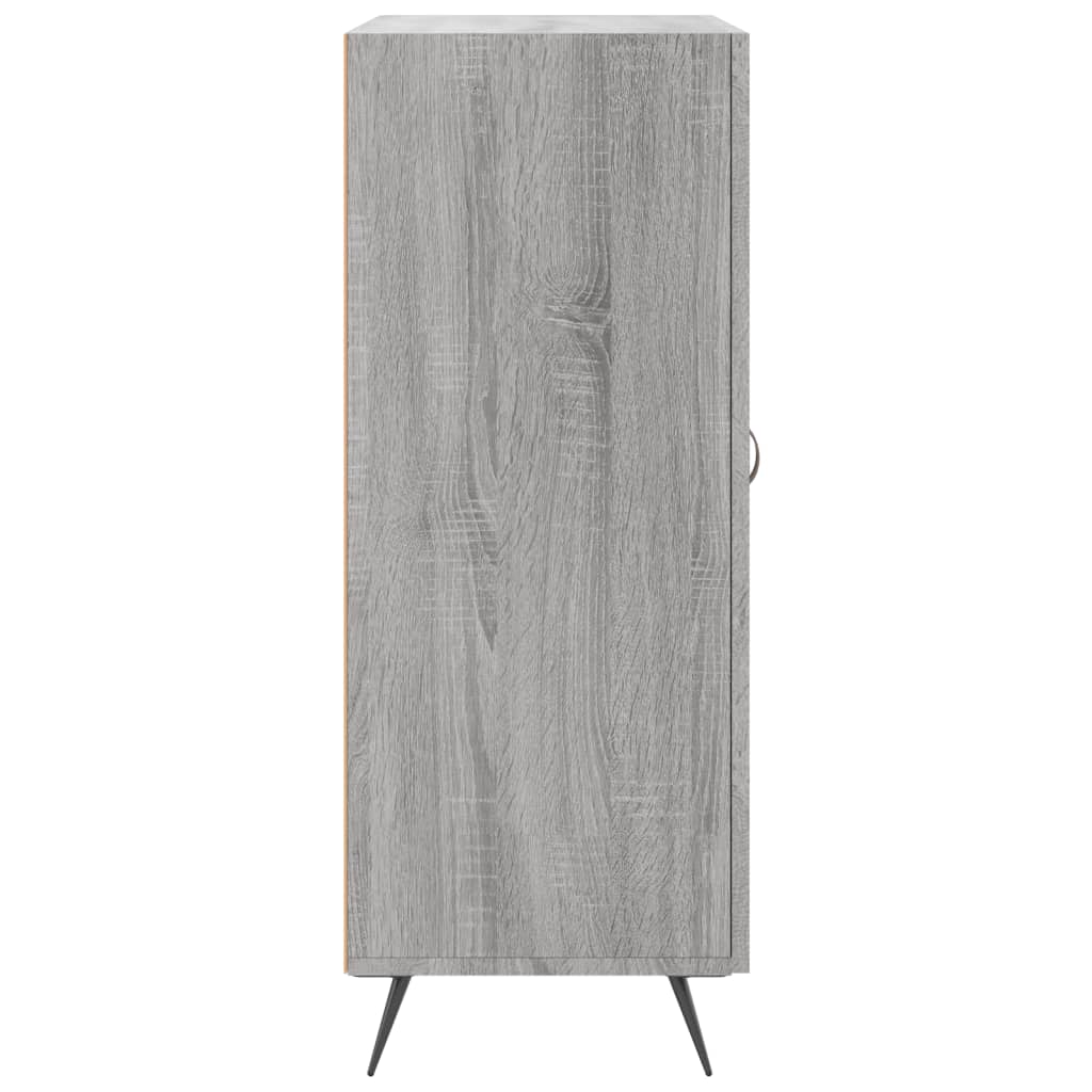 Credenza Grigio Sonoma 69,5x34x90 cm in Legno Multistrato - homemem39