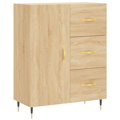 Credenza Rovere Sonoma 69,5x34x90 cm in Legno Multistrato - homemem39