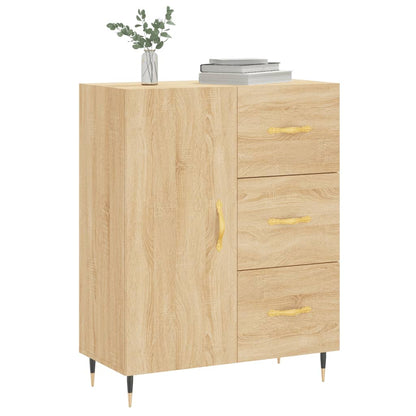 Credenza Rovere Sonoma 69,5x34x90 cm in Legno Multistrato - homemem39