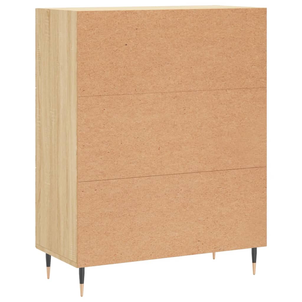 Credenza Rovere Sonoma 69,5x34x90 cm in Legno Multistrato - homemem39