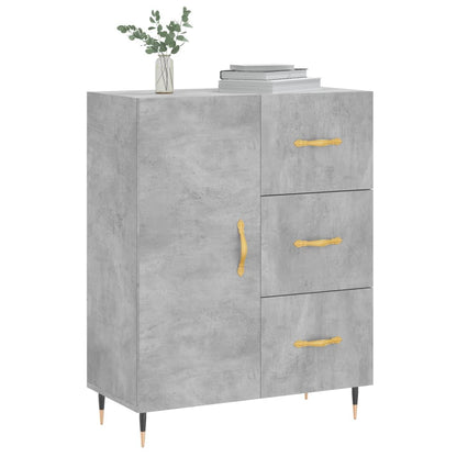 Credenza Grigio Cemento 69,5x34x90 cm in Legno Multistrato - homemem39