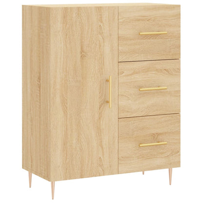 Credenza Rovere Sonoma 69,5x34x90 cm in Legno Multistrato - homemem39