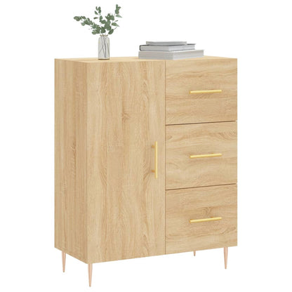 Credenza Rovere Sonoma 69,5x34x90 cm in Legno Multistrato - homemem39