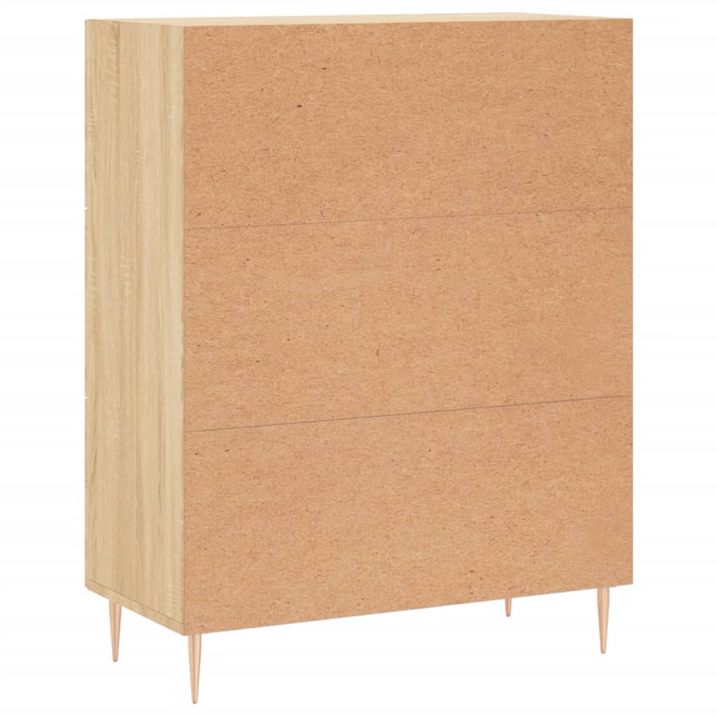 Credenza Rovere Sonoma 69,5x34x90 cm in Legno Multistrato - homemem39