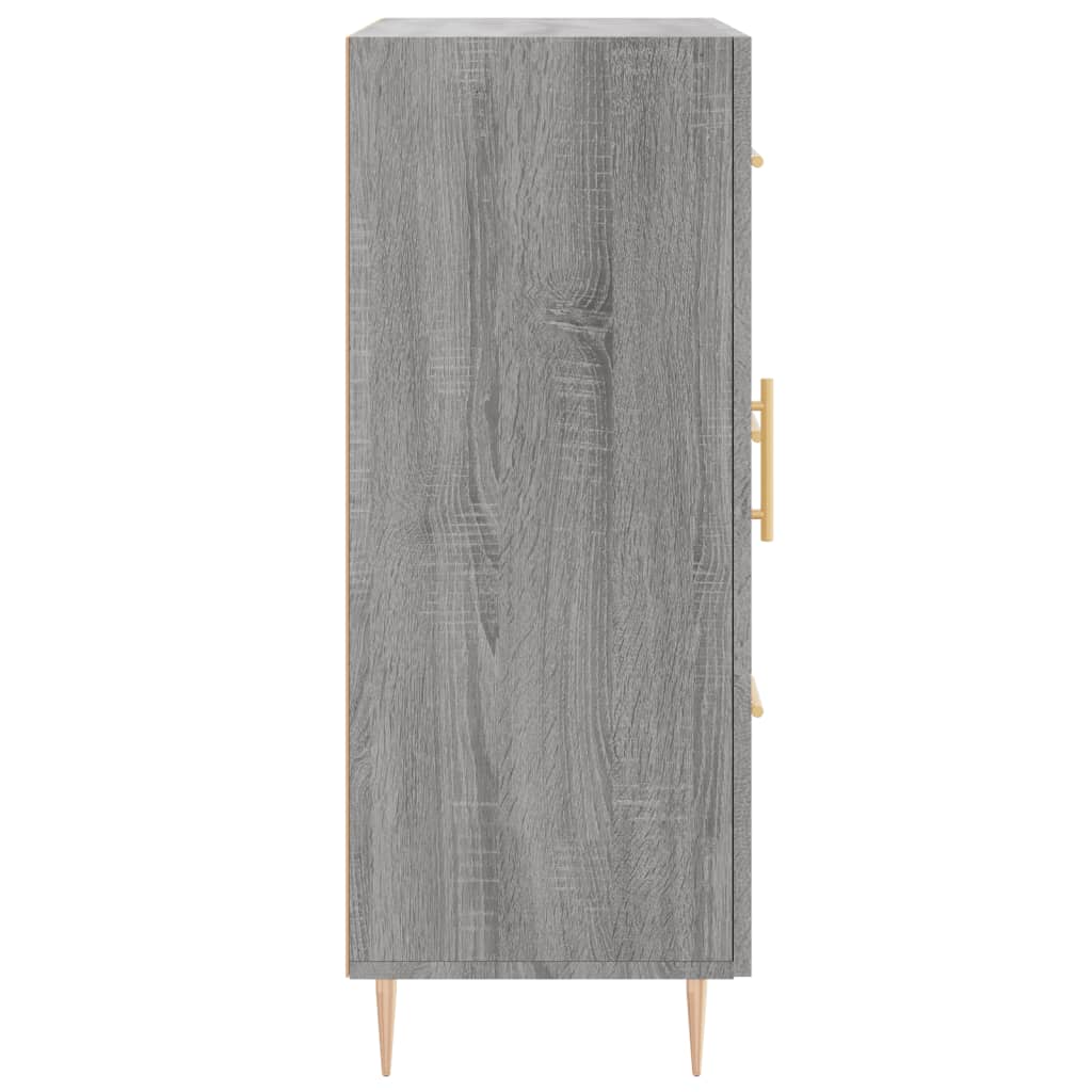 Credenza Grigio Sonoma 69,5x34x90 cm in Legno Multistrato - homemem39