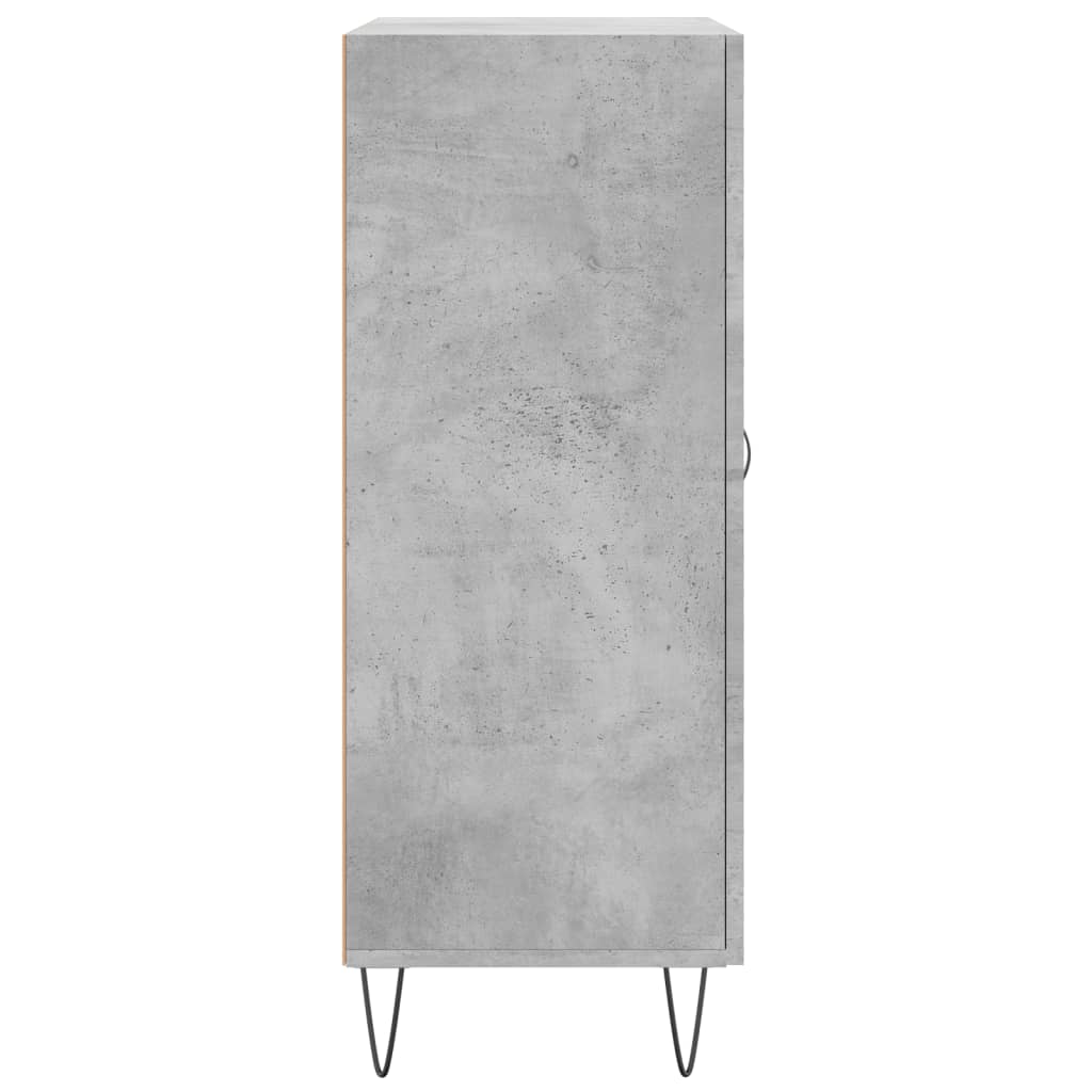 Credenza Grigio Cemento 69,5x34x90 cm in Legno Multistrato - homemem39