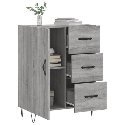 Credenza Grigio Sonoma 69,5x34x90 cm in Legno Multistrato - homemem39