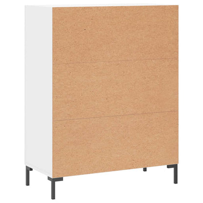 Credenza Bianca 69,5x34x90 cm in Legno Multistrato - homemem39