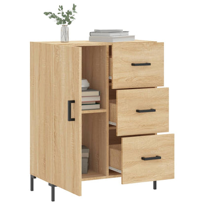 Credenza Rovere Sonoma 69,5x34x90 cm in Legno Multistrato - homemem39