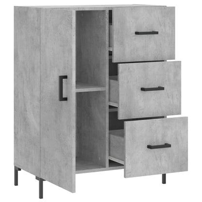 Credenza Grigio Cemento 69,5x34x90 cm in Legno Multistrato - homemem39