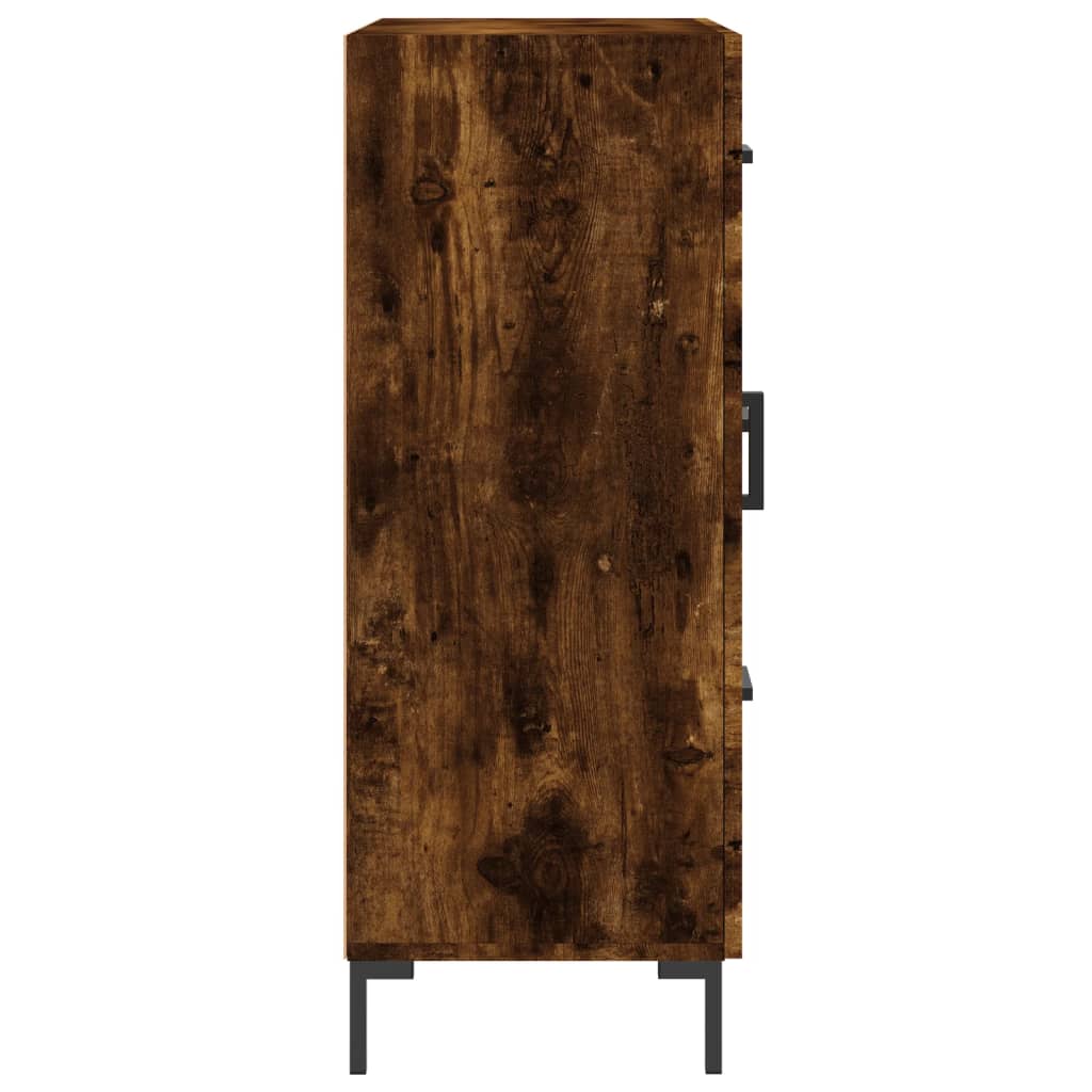 Credenza Rovere Fumo 69,5x34x90 cm in Legno Multistrato - homemem39