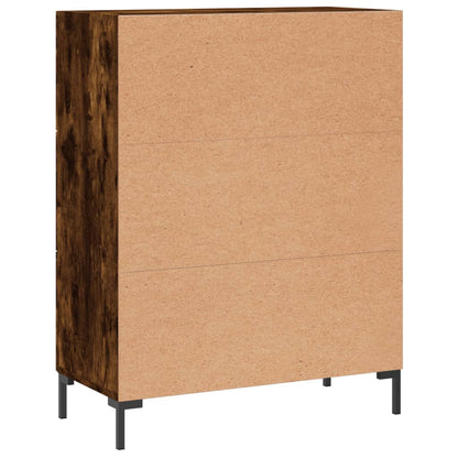 Credenza Rovere Fumo 69,5x34x90 cm in Legno Multistrato - homemem39