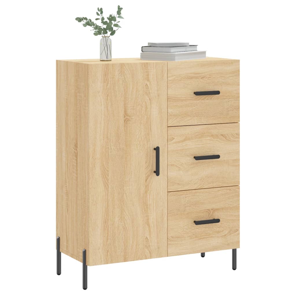 Credenza Rovere Sonoma 69,5x34x90 cm in Legno Multistrato - homemem39