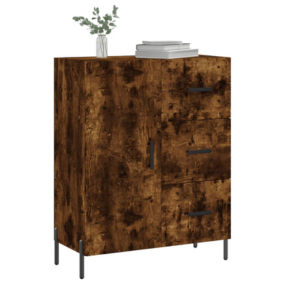 Credenza Rovere Fumo 69,5x34x90 cm in Legno Multistrato - homemem39