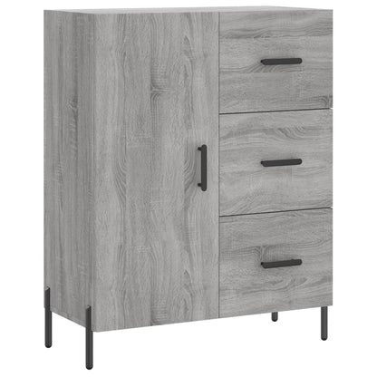 Credenza Grigio Sonoma 69,5x34x90 cm in Legno Multistrato - homemem39