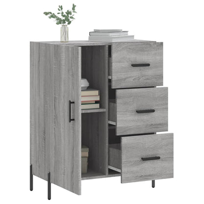 Credenza Grigio Sonoma 69,5x34x90 cm in Legno Multistrato - homemem39