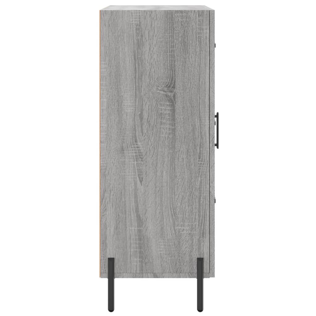 Credenza Grigio Sonoma 69,5x34x90 cm in Legno Multistrato - homemem39