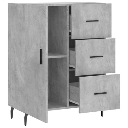 Credenza Grigio Cemento 69,5x34x90 cm in Legno Multistrato - homemem39