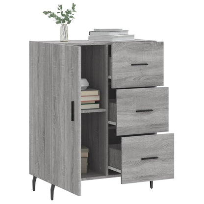 Credenza Grigio Sonoma 69,5x34x90 cm in Legno Multistrato - homemem39