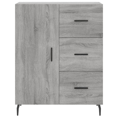 Credenza Grigio Sonoma 69,5x34x90 cm in Legno Multistrato - homemem39