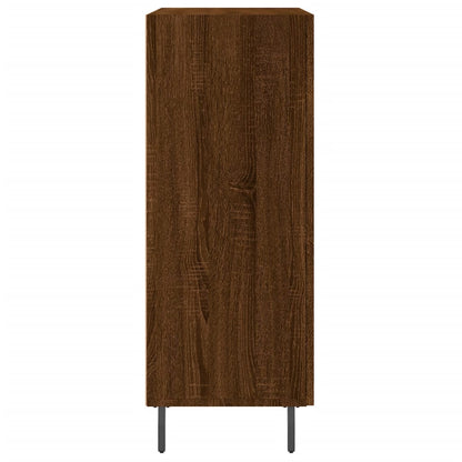 Credenza Rovere Marrone 69,5x34x90 cm in Legno Multistrato - homemem39