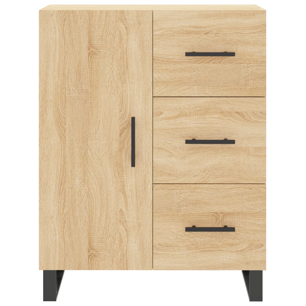 Credenza Rovere Sonoma 69,5x34x90 cm in Legno Multistrato - homemem39