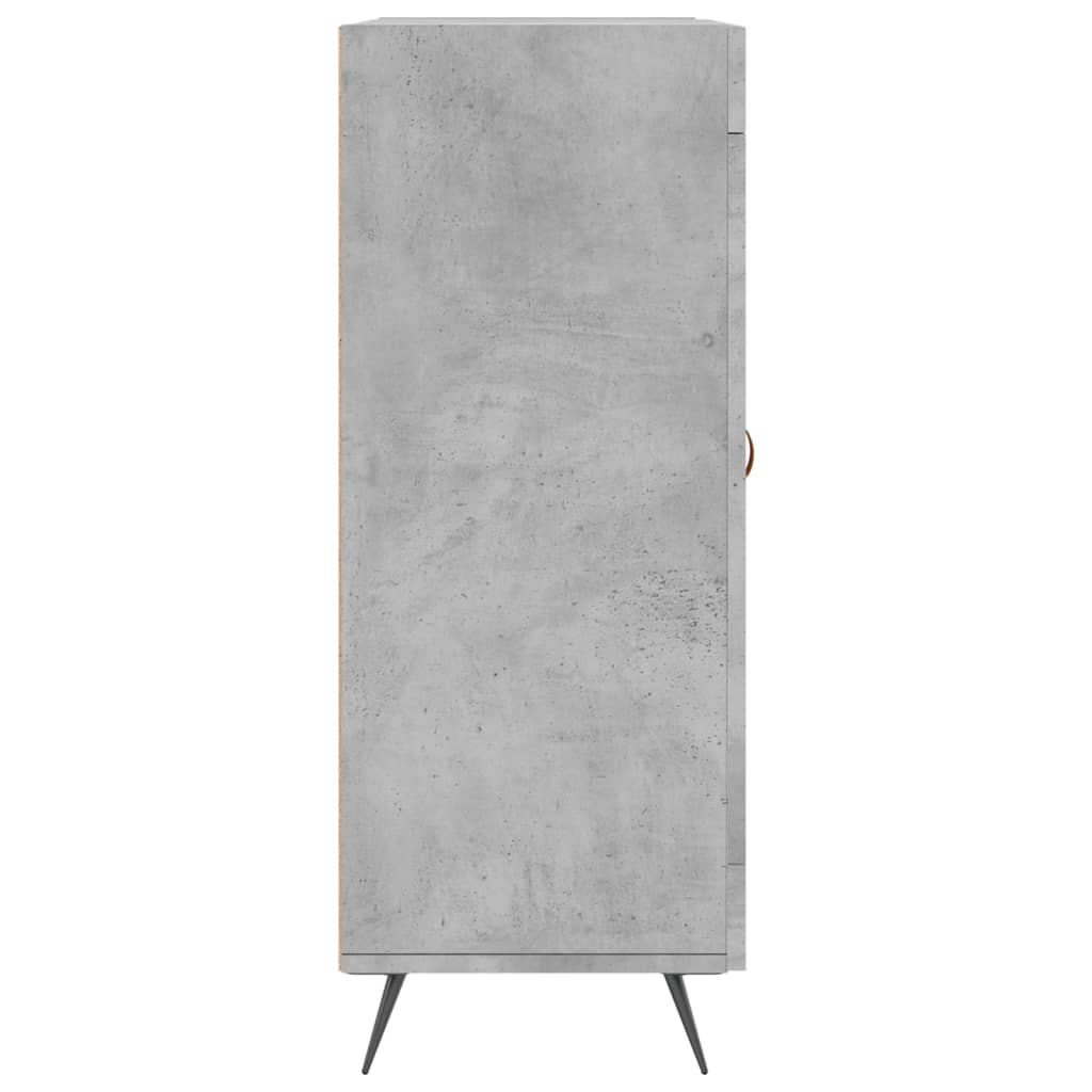 Credenza Grigio Cemento 69,5x34x90 cm in Legno Multistrato - homemem39