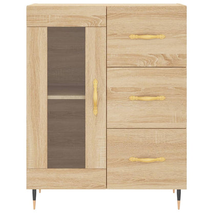 Credenza Rovere Sonoma 69,5x34x90 cm in Legno Multistrato - homemem39