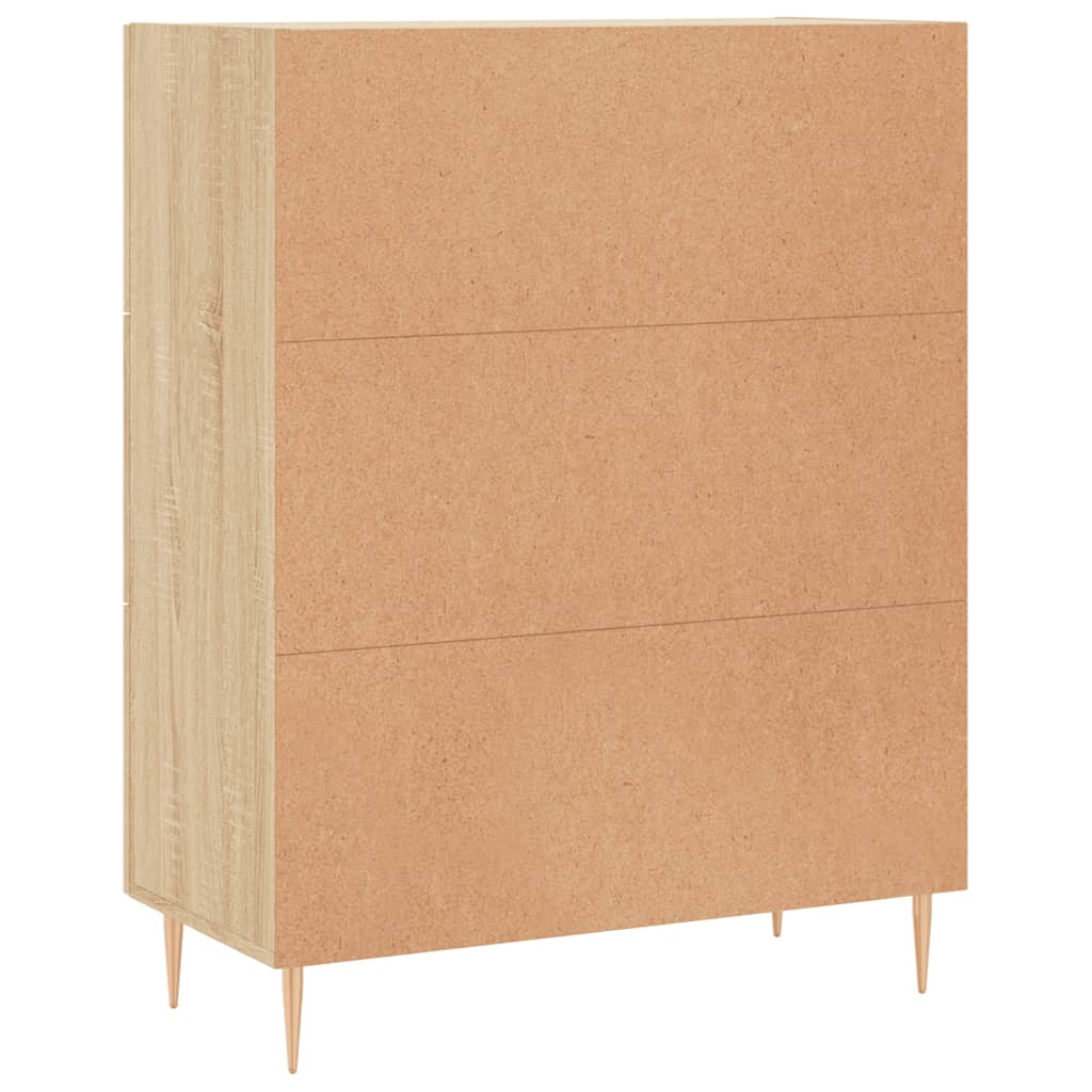 Credenza Rovere Sonoma 69,5x34x90 cm in Legno Multistrato - homemem39