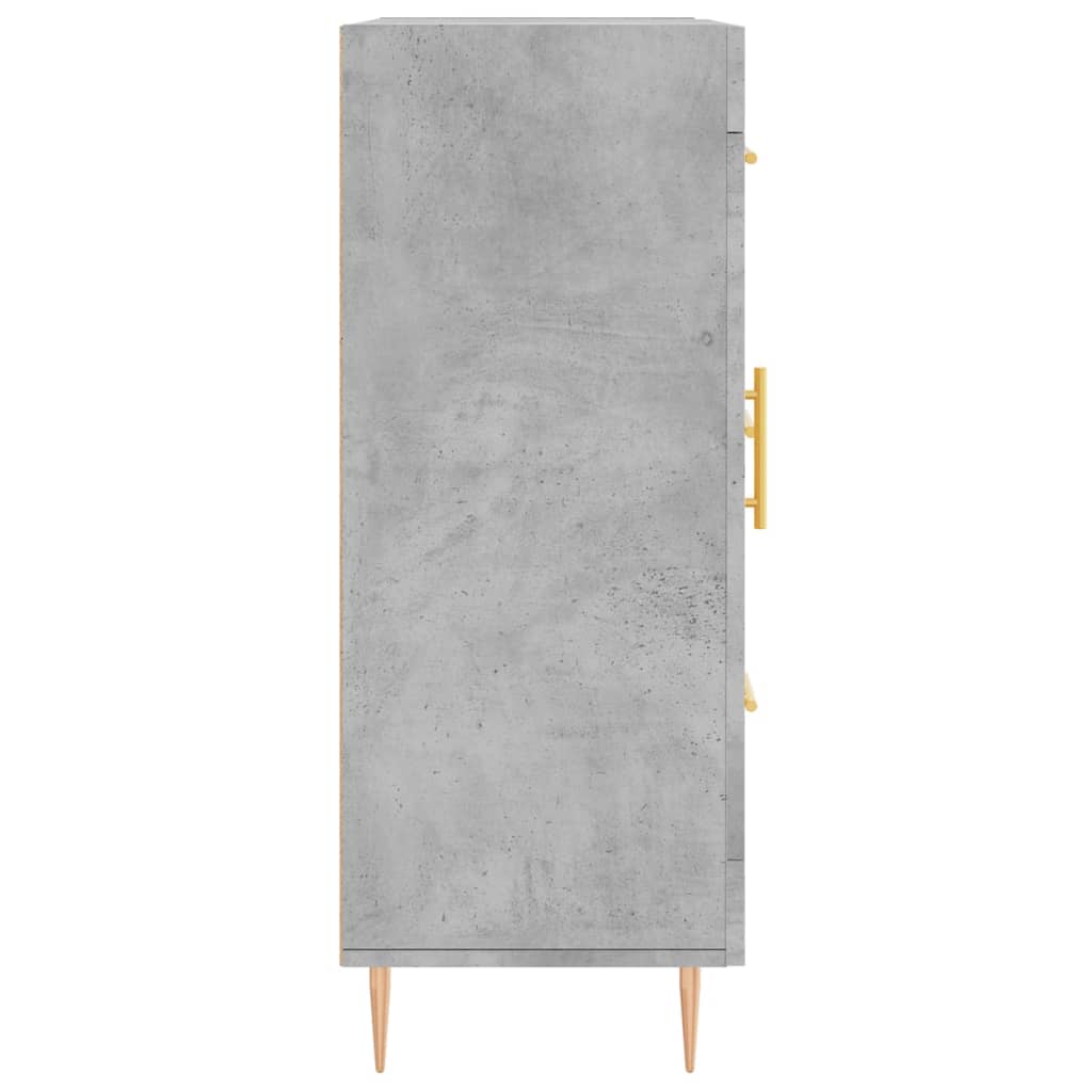 Credenza Grigio Cemento 69,5x34x90 cm in Legno Multistrato - homemem39