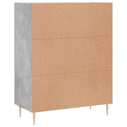 Credenza Grigio Cemento 69,5x34x90 cm in Legno Multistrato - homemem39