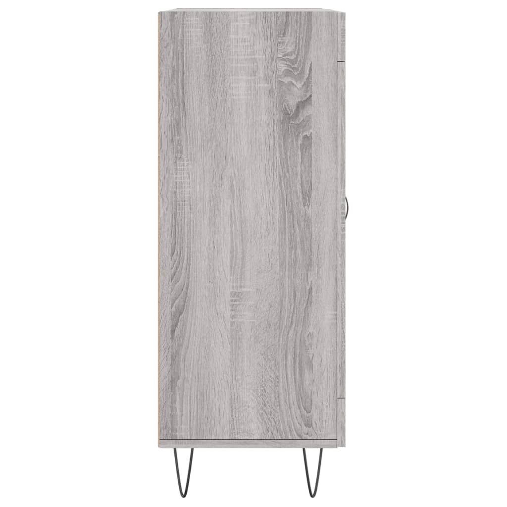 Credenza Grigio Sonoma 69,5x34x90 cm in Legno Multistrato - homemem39