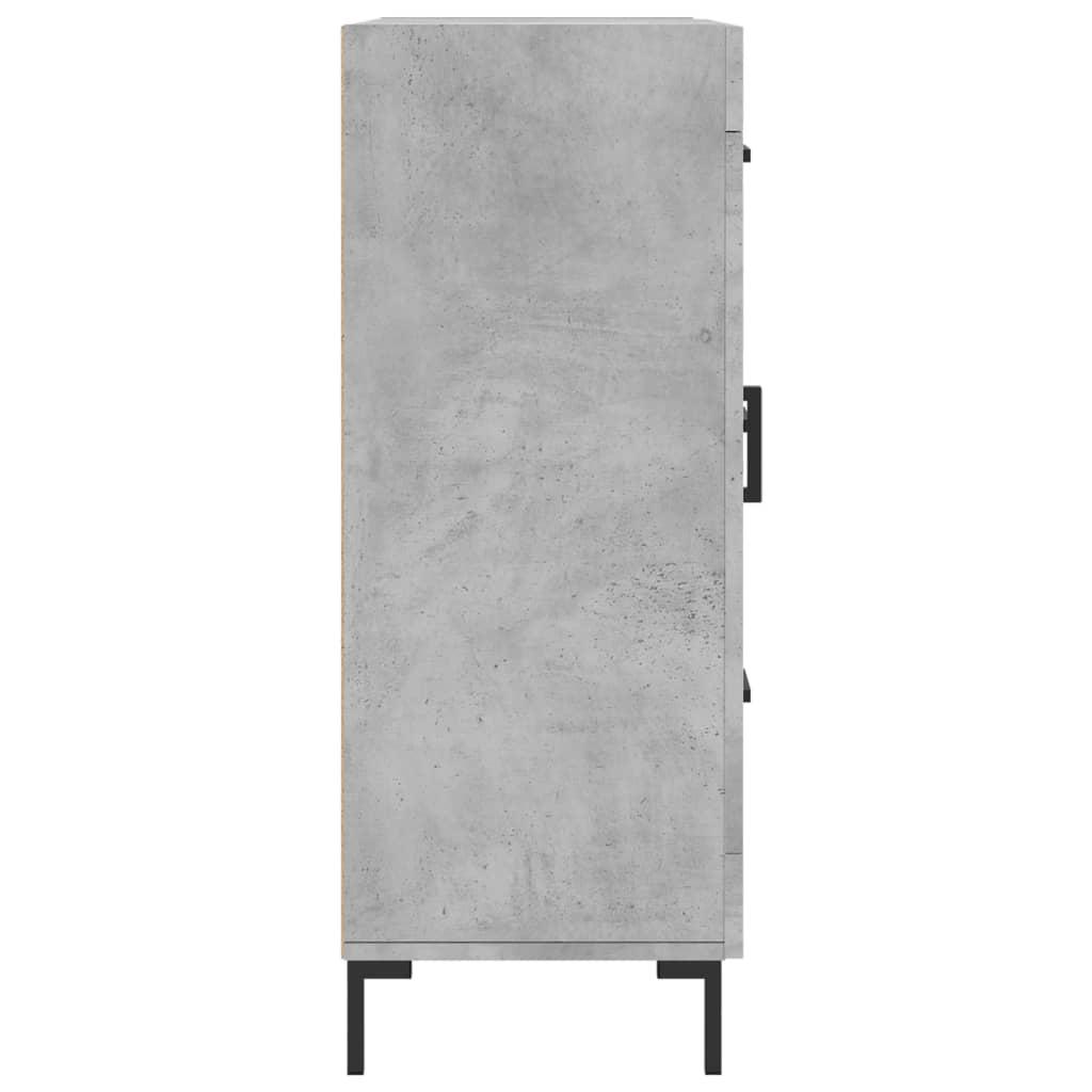 Credenza Grigio Cemento 69,5x34x90 cm in Legno Multistrato - homemem39