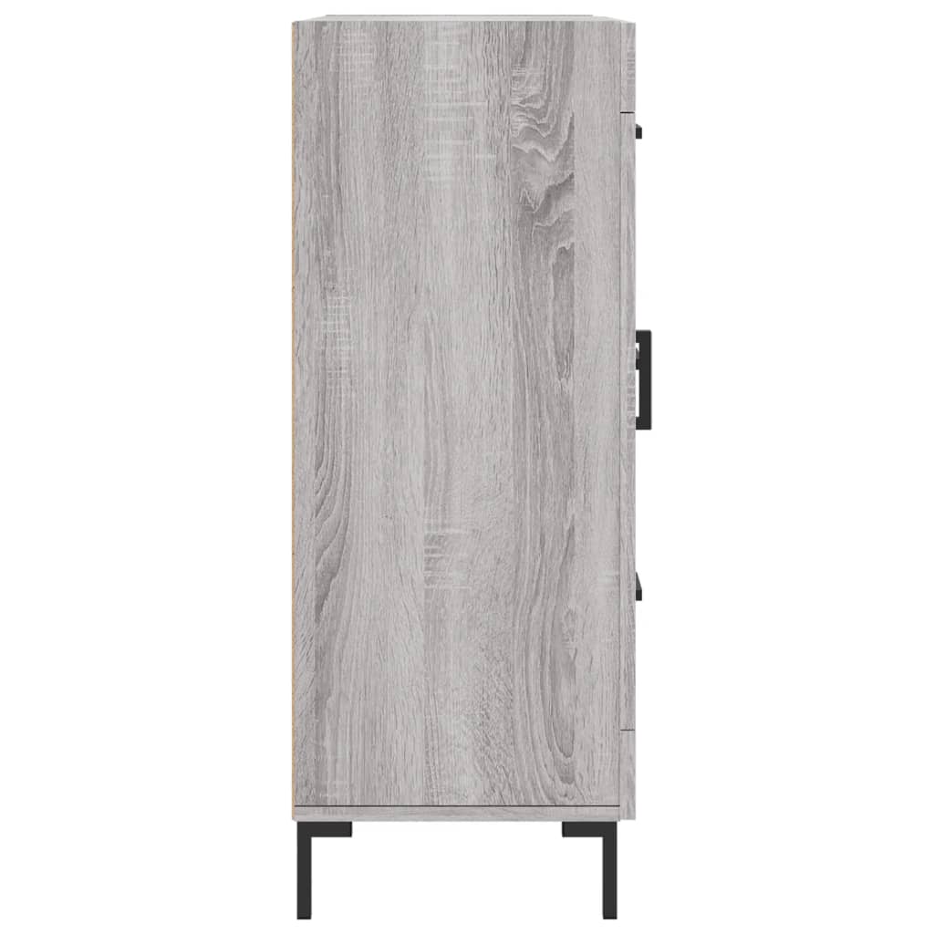 Credenza Grigio Sonoma 69,5x34x90 cm in Legno Multistrato - homemem39