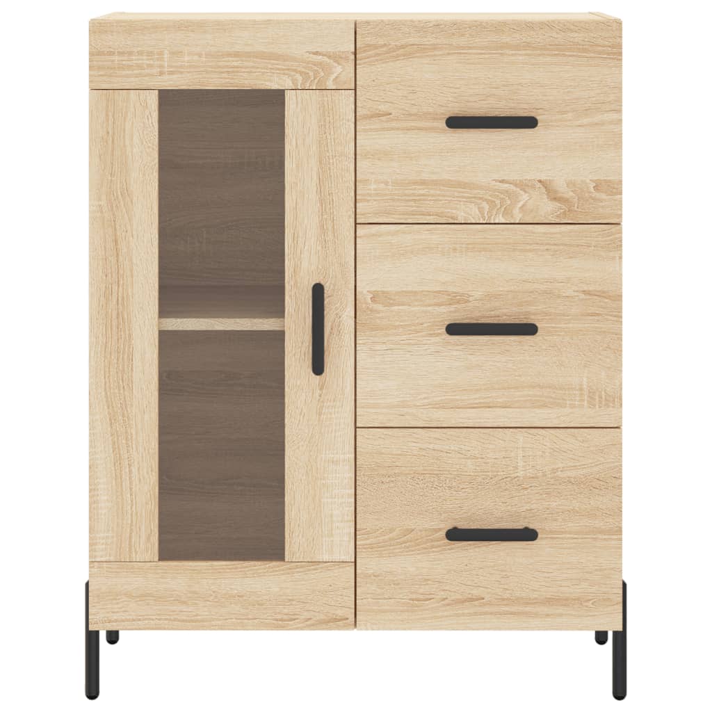 Credenza Rovere Sonoma 69,5x34x90 cm in Legno Multistrato - homemem39