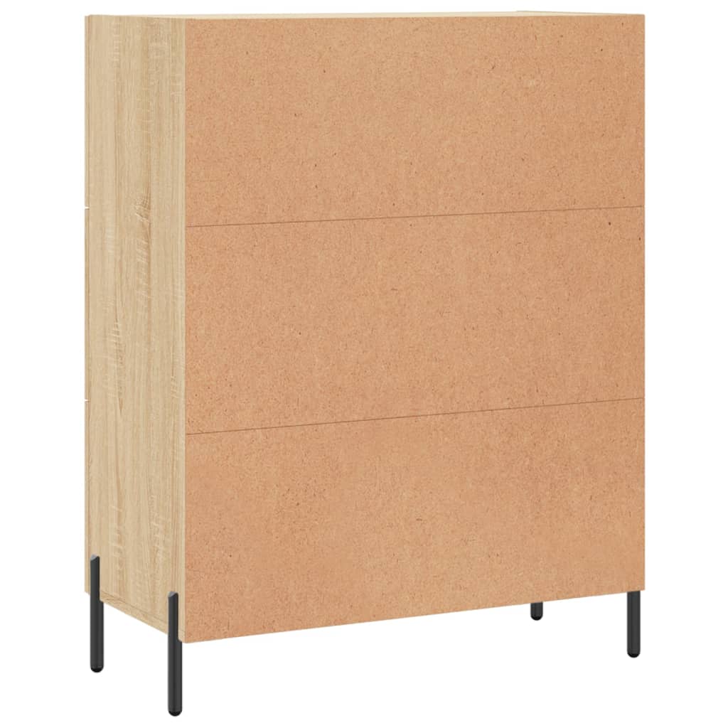 Credenza Rovere Sonoma 69,5x34x90 cm in Legno Multistrato - homemem39