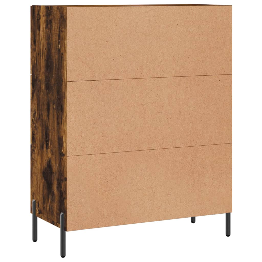 Credenza Rovere Fumo 69,5x34x90 cm in Legno Multistrato - homemem39