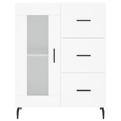 Credenza Bianca 69,5x34x90 cm in Legno Multistrato - homemem39