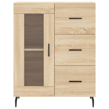 Credenza Rovere Sonoma 69,5x34x90 cm in Legno Multistrato - homemem39